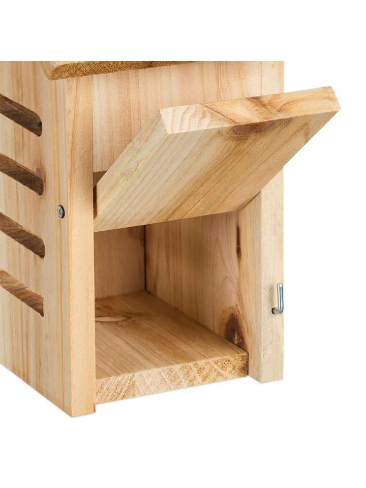 relaxdays Marienkäferhaus in Natur - (B)18,5 x (H)25 x (T)12 cm günstig kaufen onesize