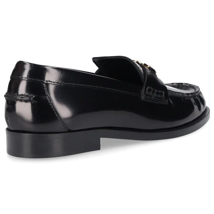 Versace - Loafer MEDUSA Kalbsleder - schwarz