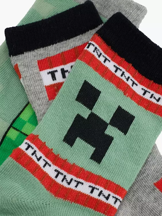 Minecraft 3er Pack Socken
