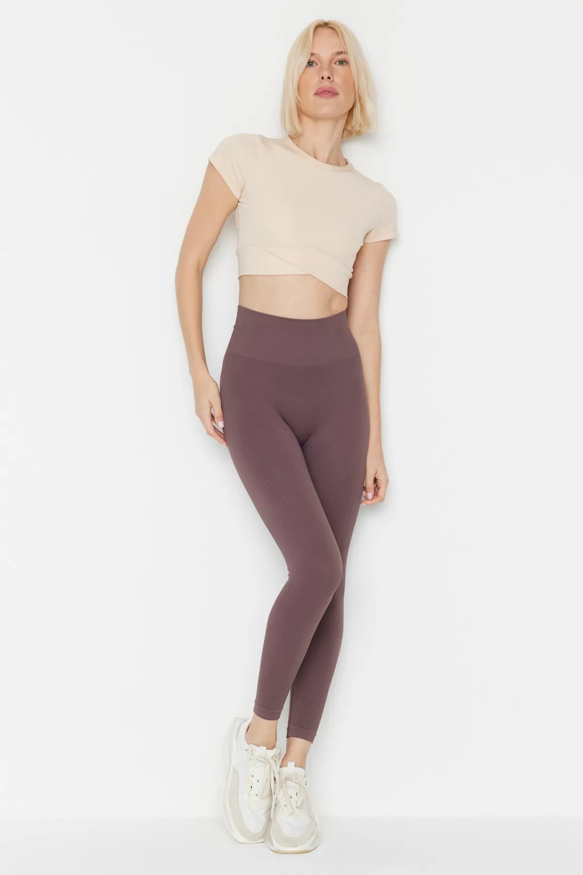 Jerf  Sport-Leggings - Braun - Mittlerer Bund