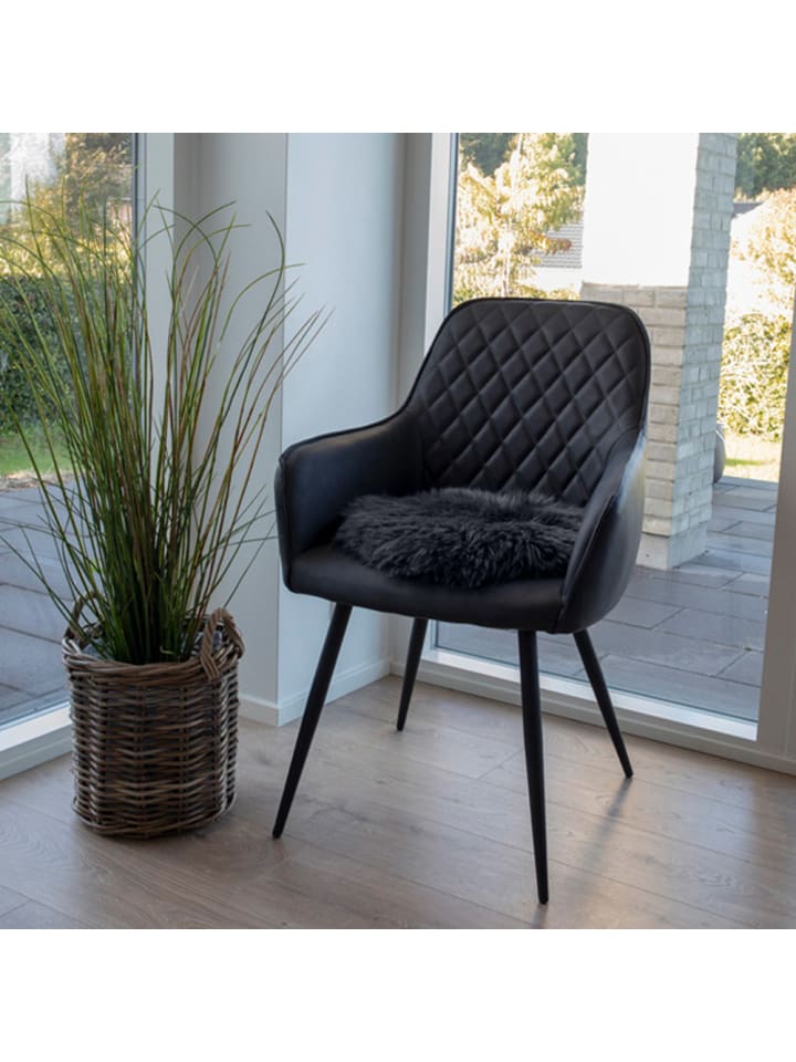 ebuy24 Lammfell Laila Grau 35 x 35 cm günstig kaufen onesize