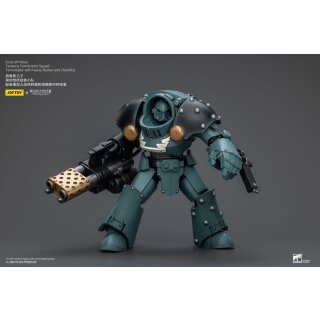 Warhammer The Horus Heresy Actionfigur 1/18 Tartaros Terminator Squad Terminator With Heavy Flamer And Chainfist 12 cm