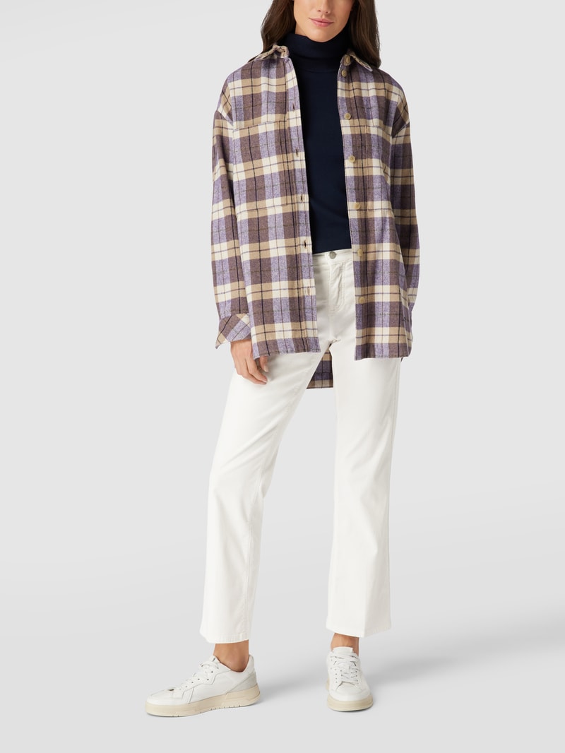 Cordhose im 5-Pocket-Design Modell 'PARIS' in offwhite