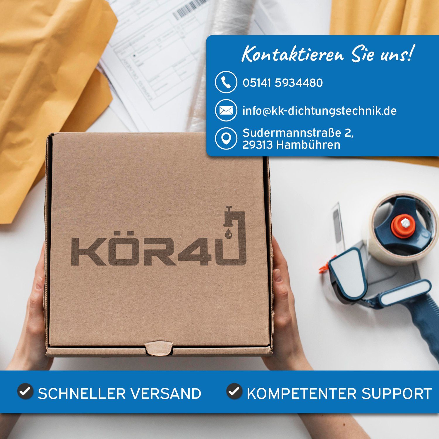 kör4u Waschbecken kör4u Ausgussbecken aus Stahl weiß (Set)