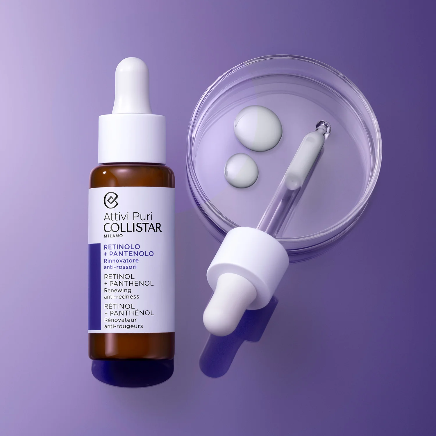 Pure Actives Retinol + Pantenol - Umirujući serum za lice, Serum za lice globalnog djelovanja
