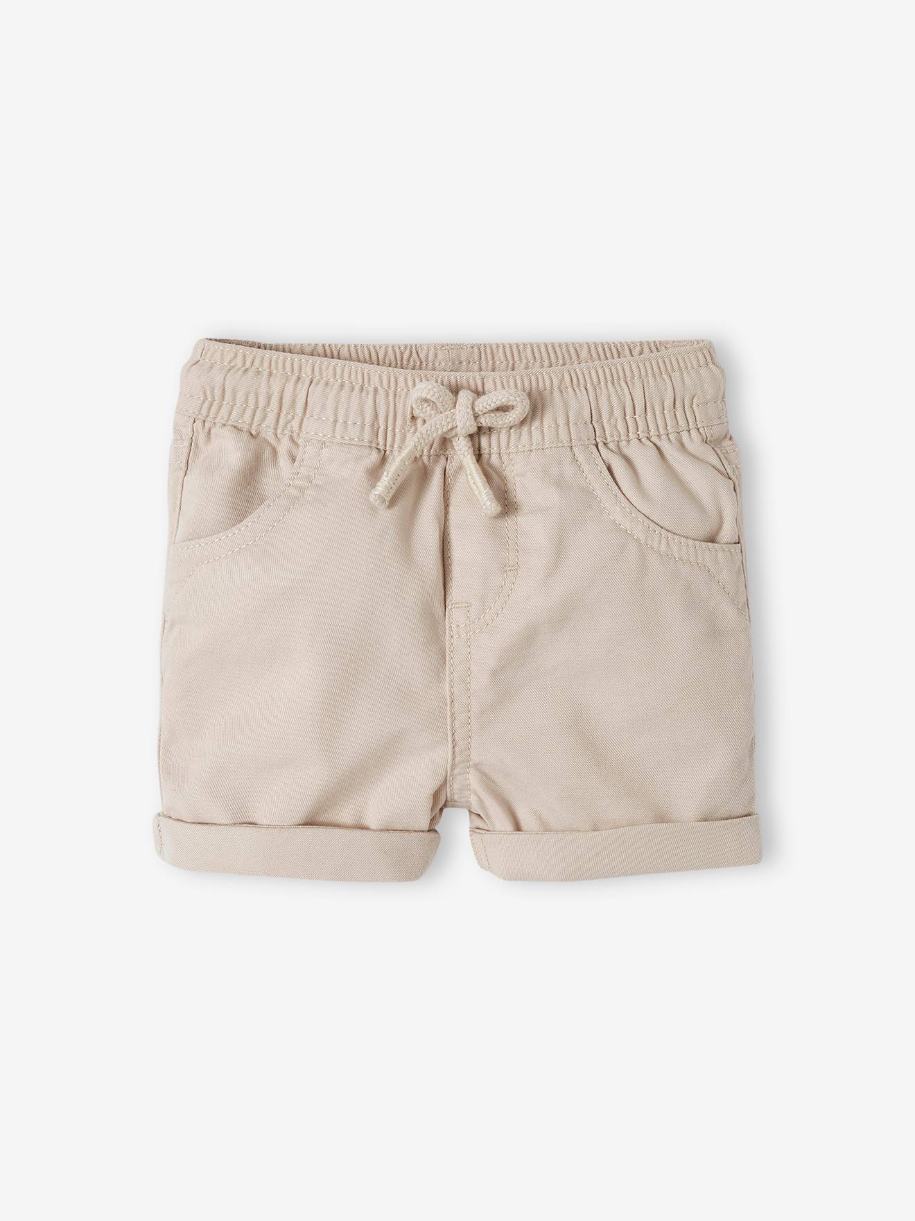 Vertbaudet Jungen Baby Shorts mit Dehnbund Oeko-Tex - camelfarben