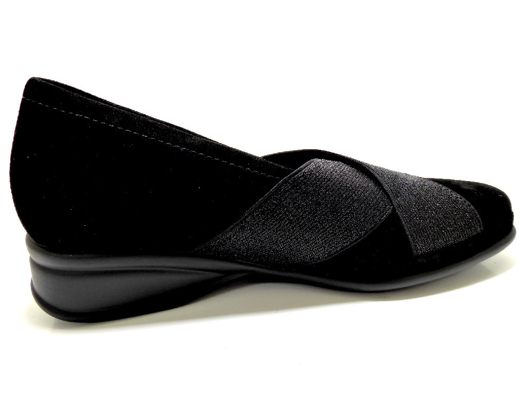 SEMLER Komfort Slipper schwarz