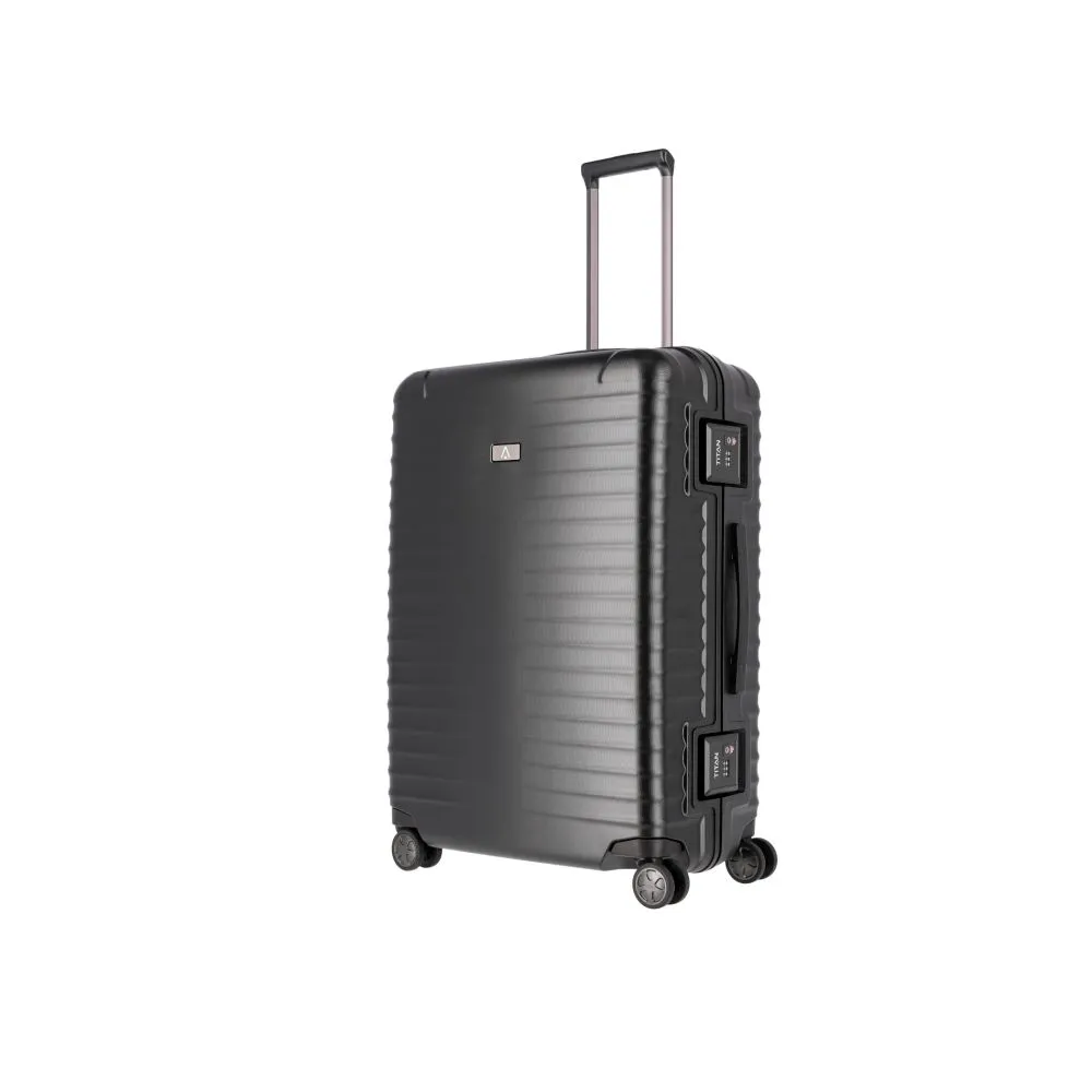 Titan LITRON FRAME 4-Rollen-Trolley L - Schwarz