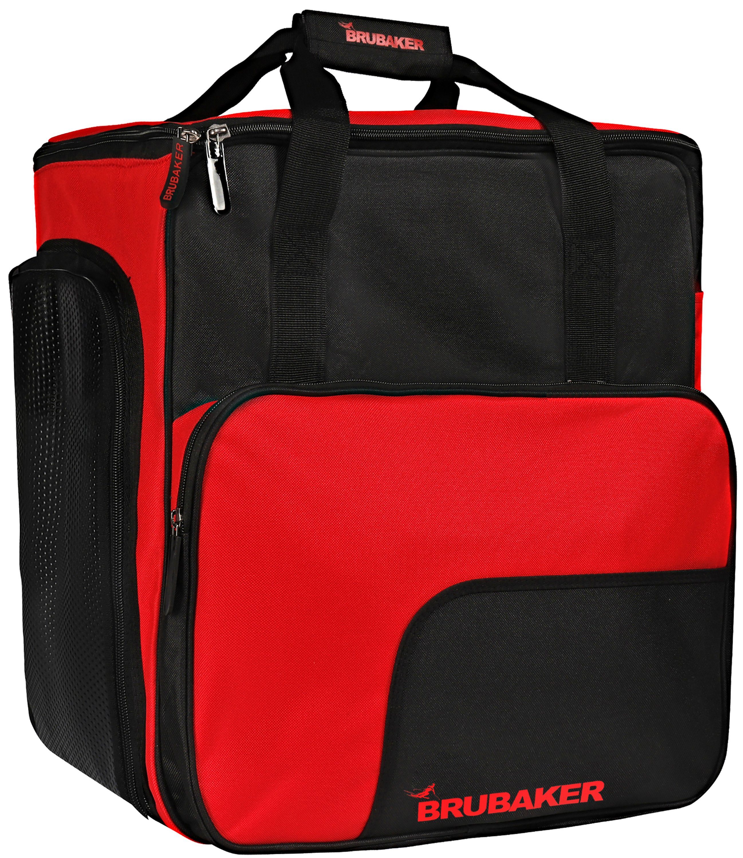 BRUBAKER Sporttasche Carver Pro Skitasche Kombi Set (2-tlg., reißfest und nässeabweisend), Skisack und Skischuhtasche für 1 Paar Ski