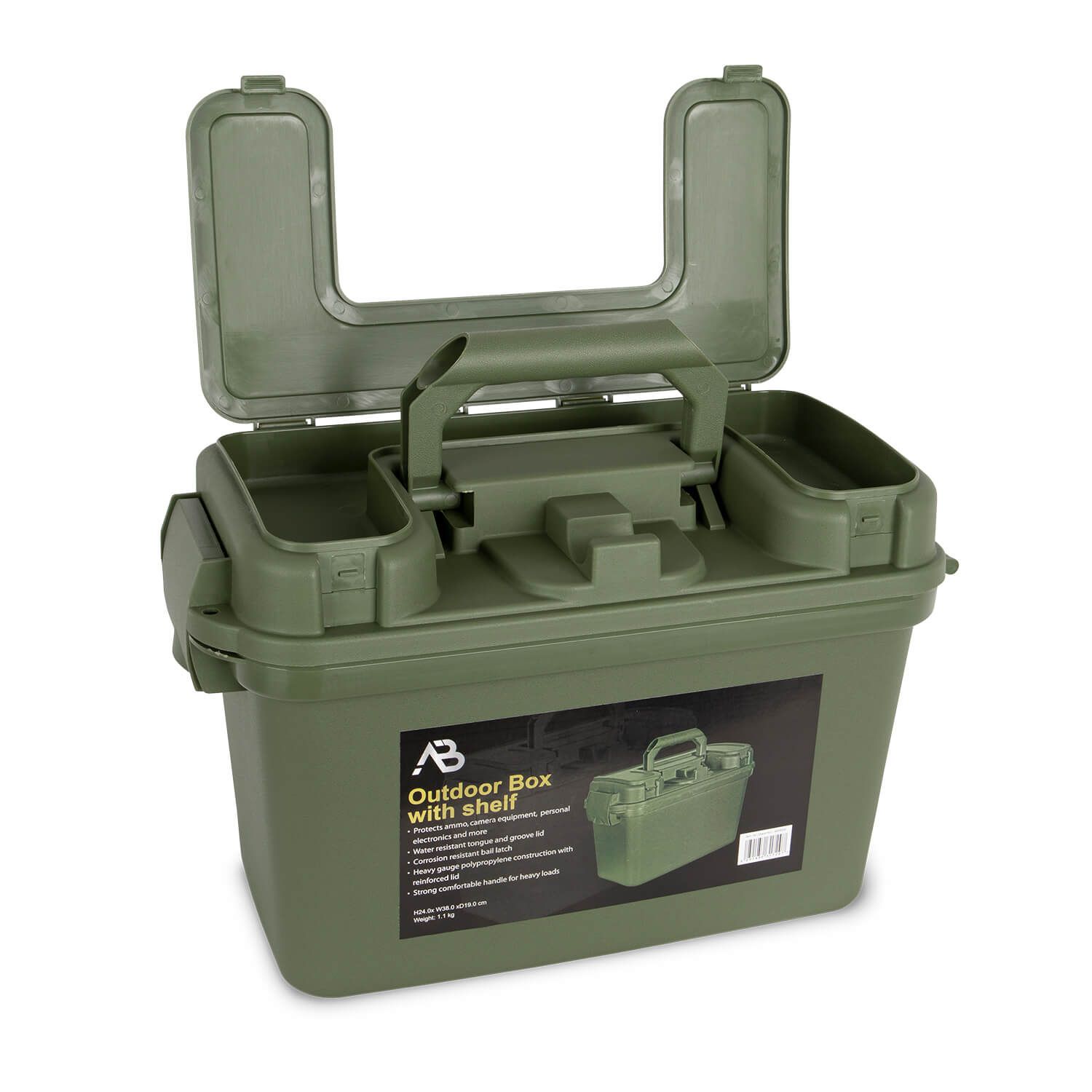 Outdoor Box mit Klapplade