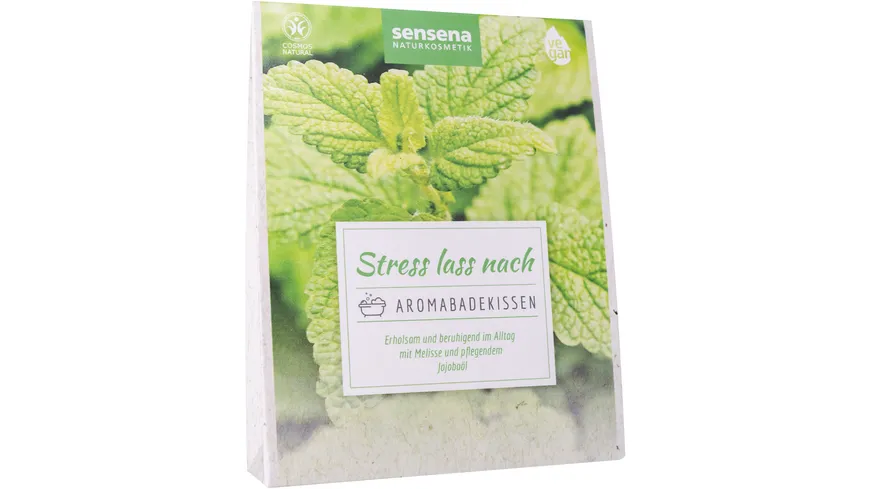 sensena NATURKOSMETIK Aromabadekissen Stress Lass Nach 60 g
