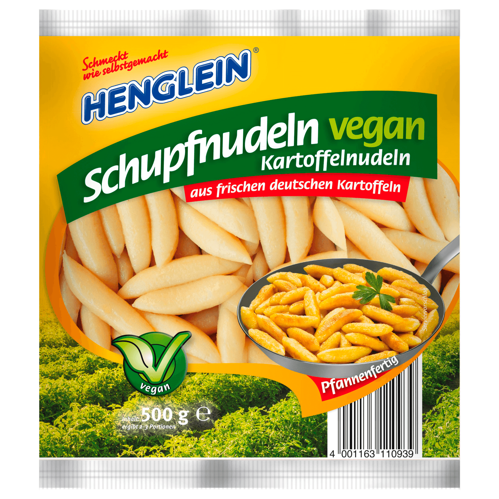 Henglein Schupfnudeln vegan 500g