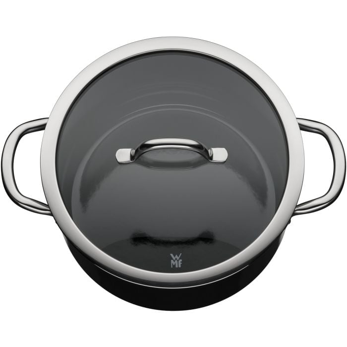 Fusiontec Inspire Kochtopf mit Deckel, 24 cm, Black