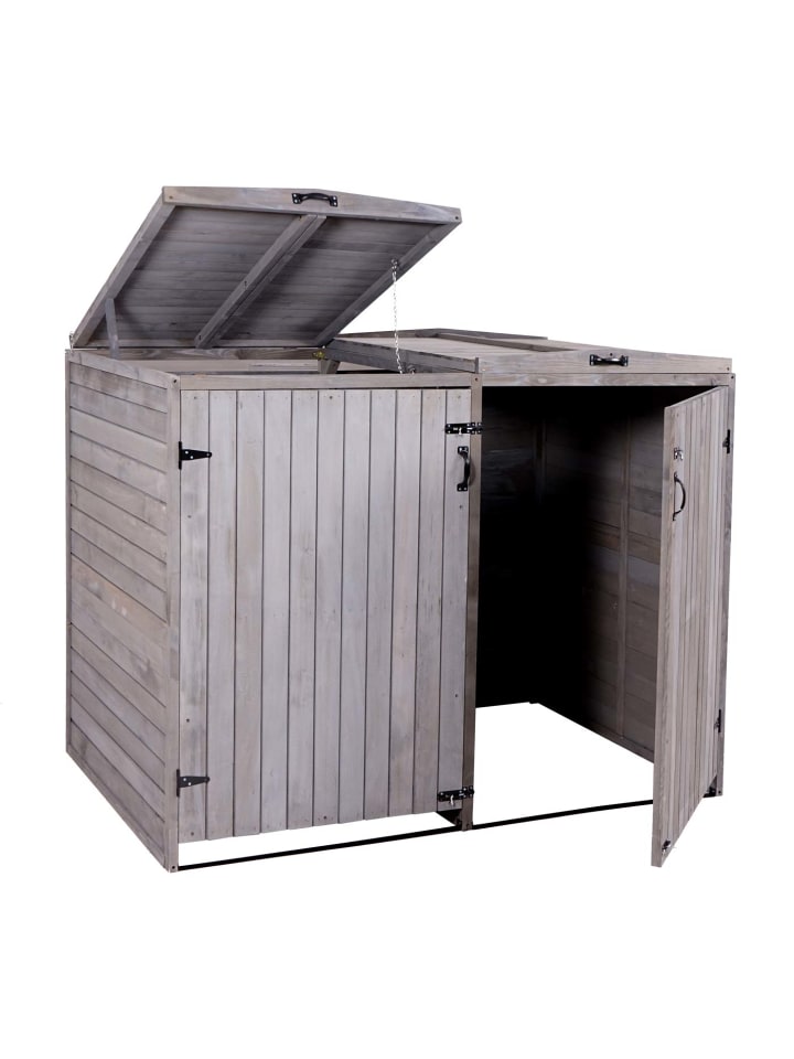 MCW XL 2er-/4er-Mülltonnenverkleidung H74, erweiterbar, Anthrazit-grau günstig kaufen onesize