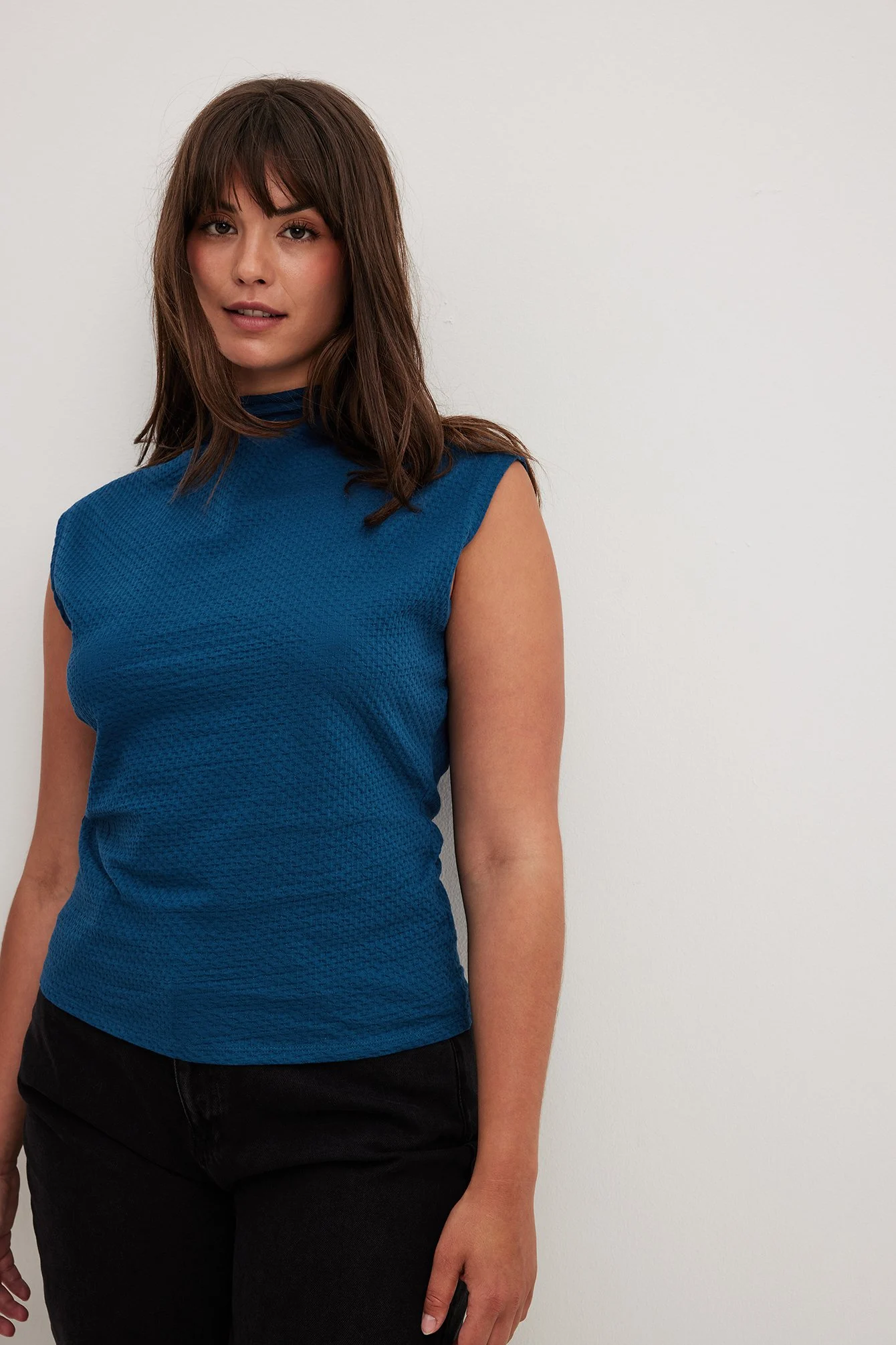 Strukturiertes Jersey-Top