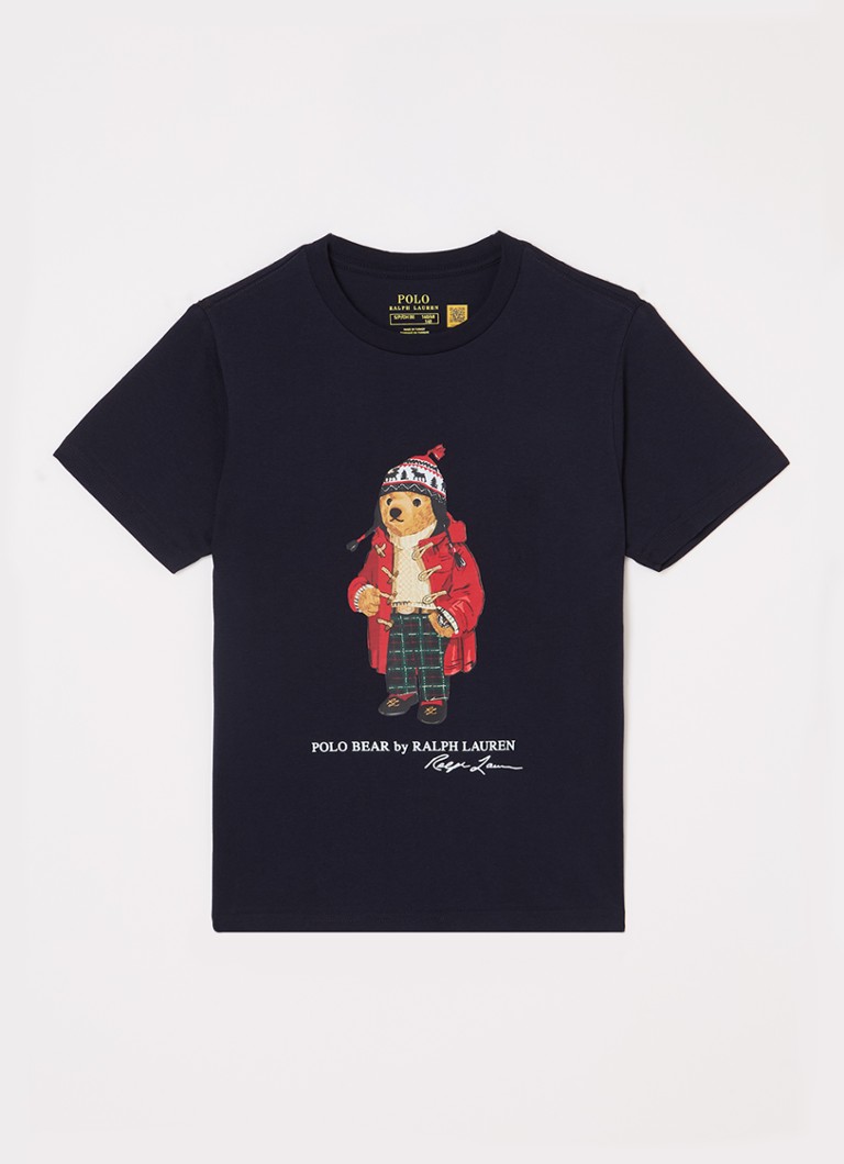 Camiseta Ralph Lauren com estampa do logotipo