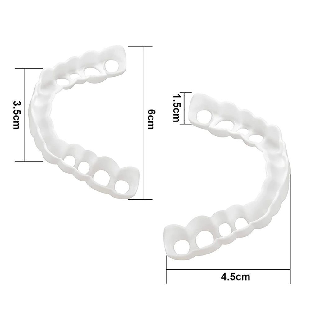 Orbeet Mundpflegecenter Snap On Veneers Kosmetische Zahnblende Comfort Prothese Falsche Zähne
