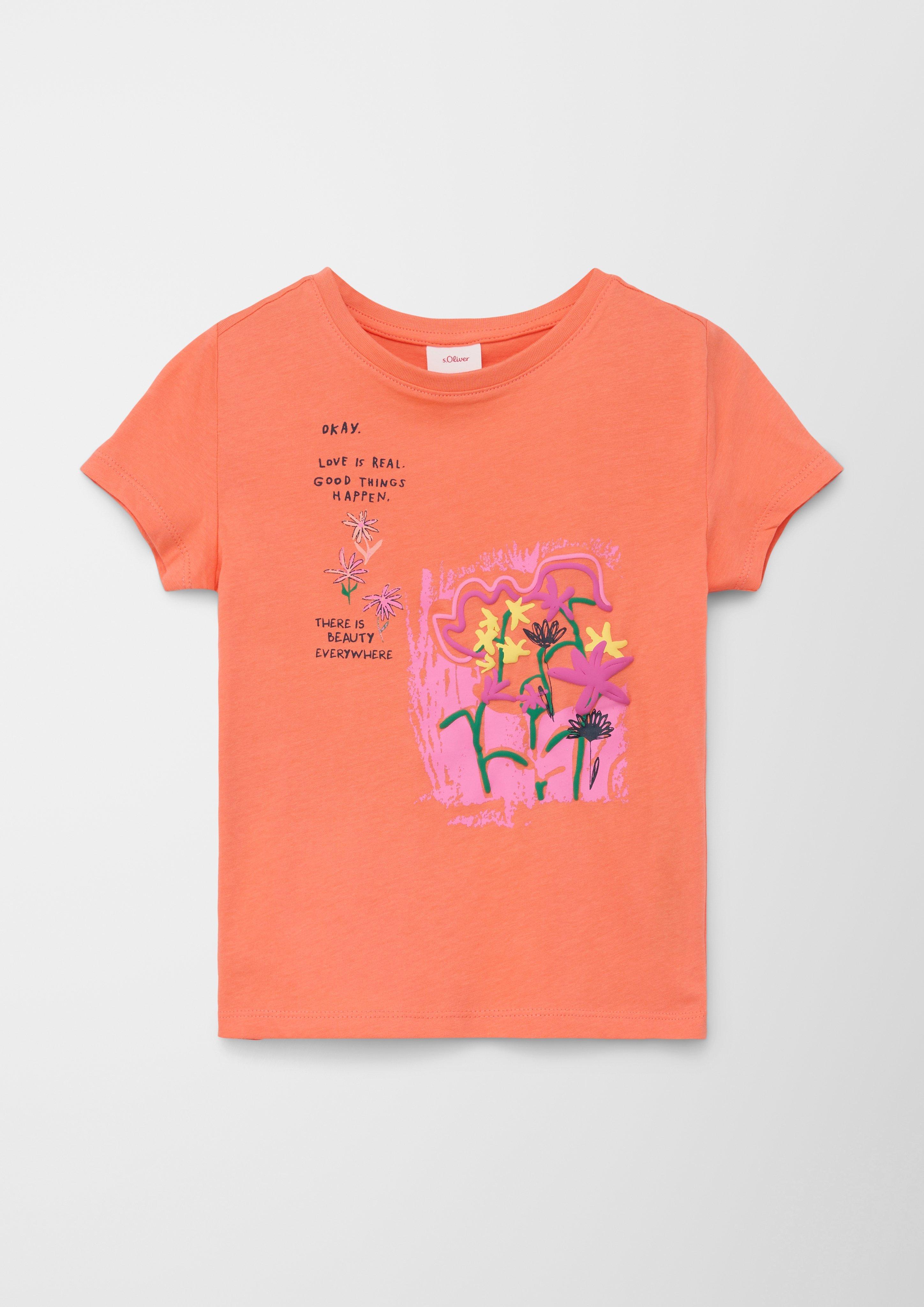 T-Shirt mit Front-Print  2127414-2034