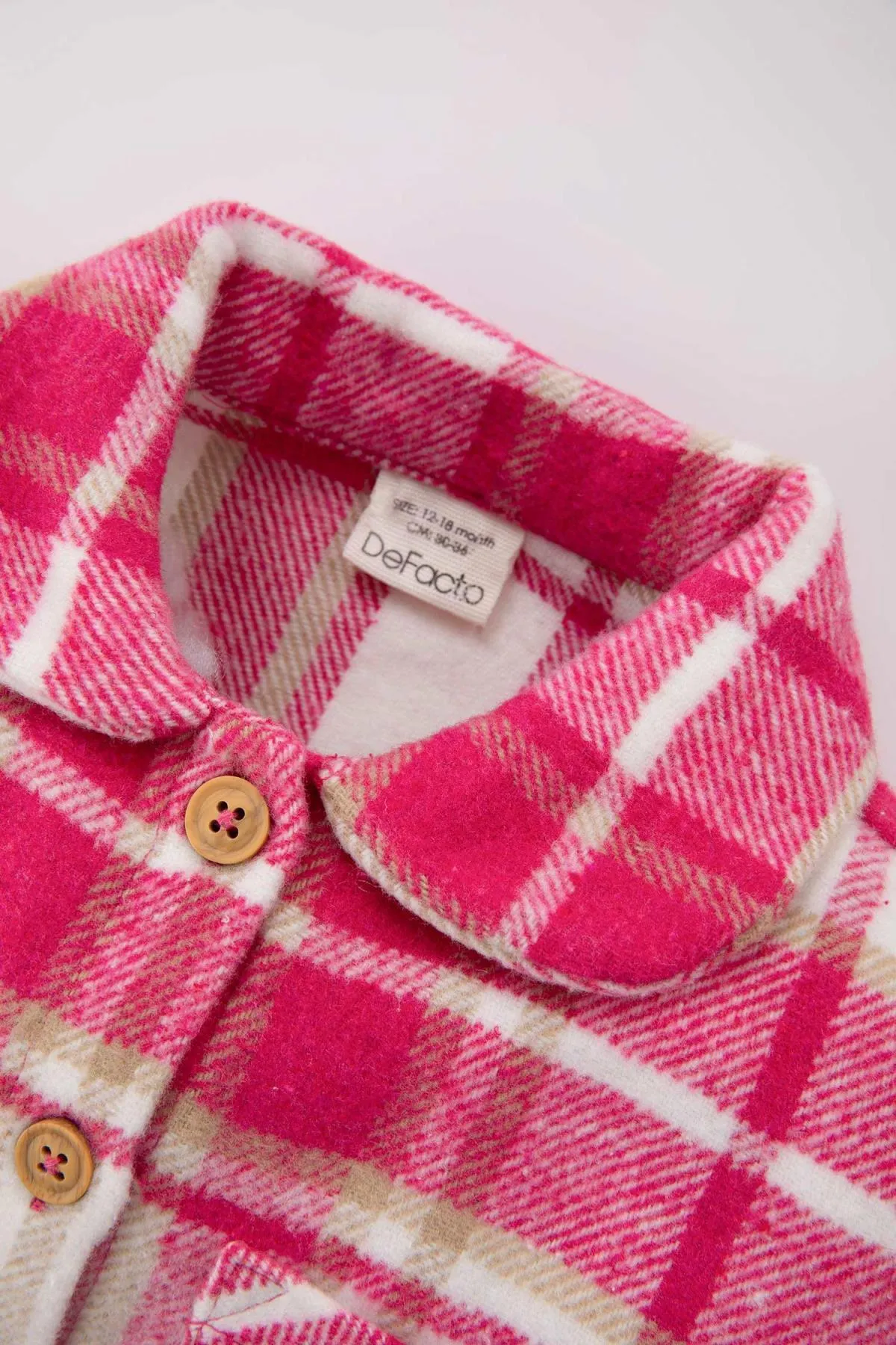DeFacto  Baby-Flanell-Langarmshirt für Mädchen
