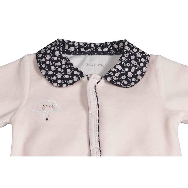 Pyjama velours Miss fleur de lune