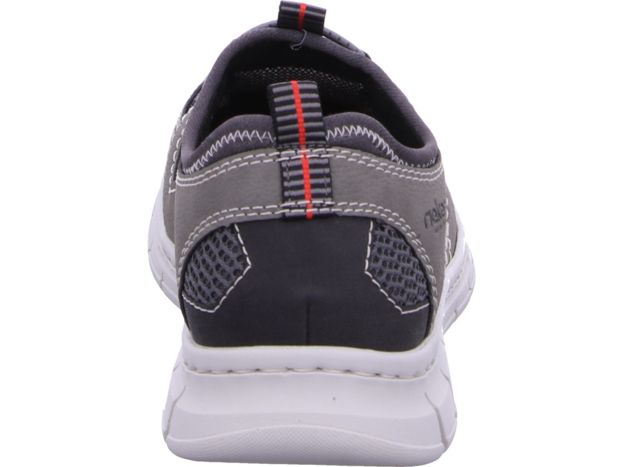 RIEKER Komfort Slipper grau