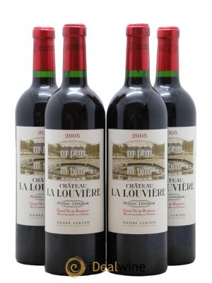 Château la Louvière  2005 - Lot de 4 Bouteilles