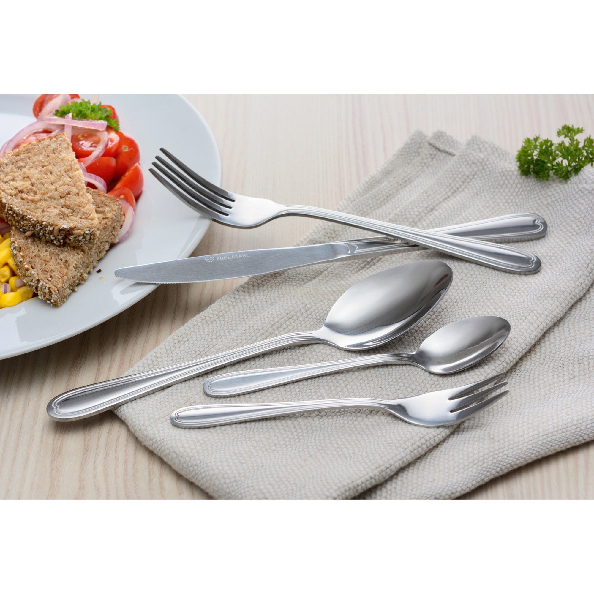 GRÄWE Besteck-Set GRÄWE Besteckset 100-tlg. für 12 Personen, Serie Salzburg