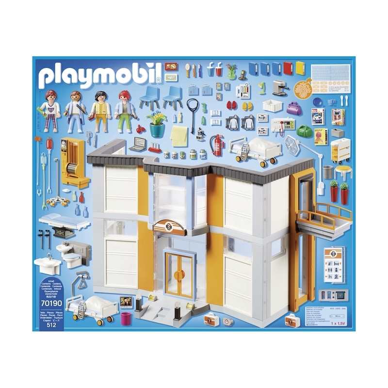 70190 Hôpital aménagé, Playmobil City Life