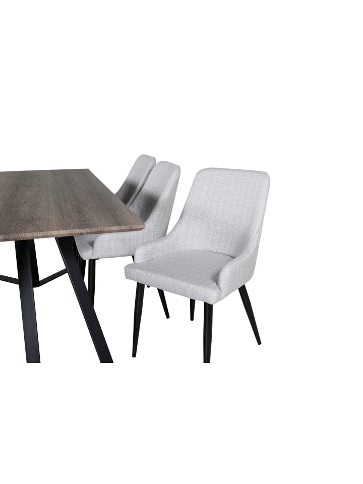 ebuy24 Essgruppe Marina 19 (7-teilig) Hellgrau 90 x 180 cm günstig kaufen onesize
