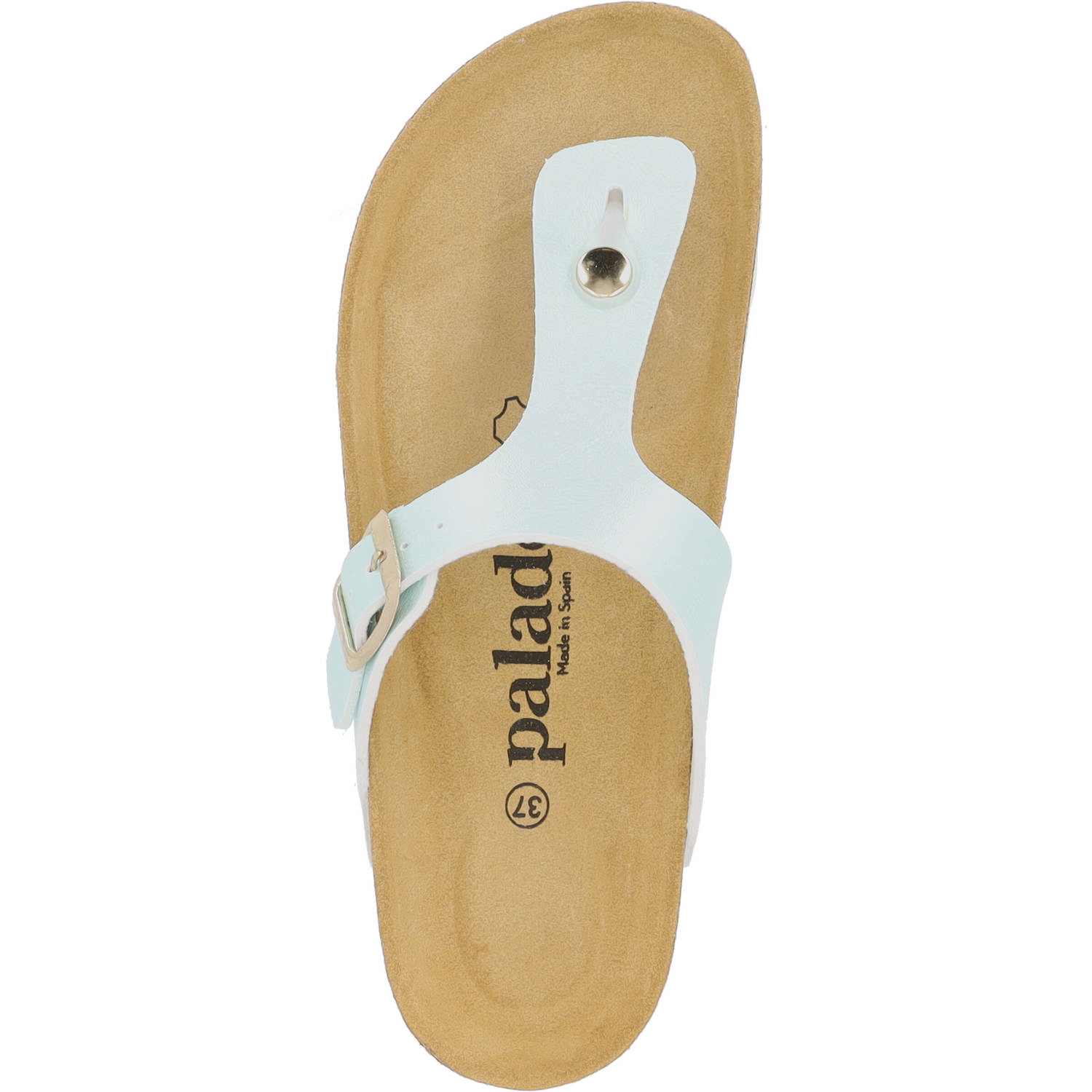 Palado Kos Metallic, Zehentrenner, Damen, Türkis