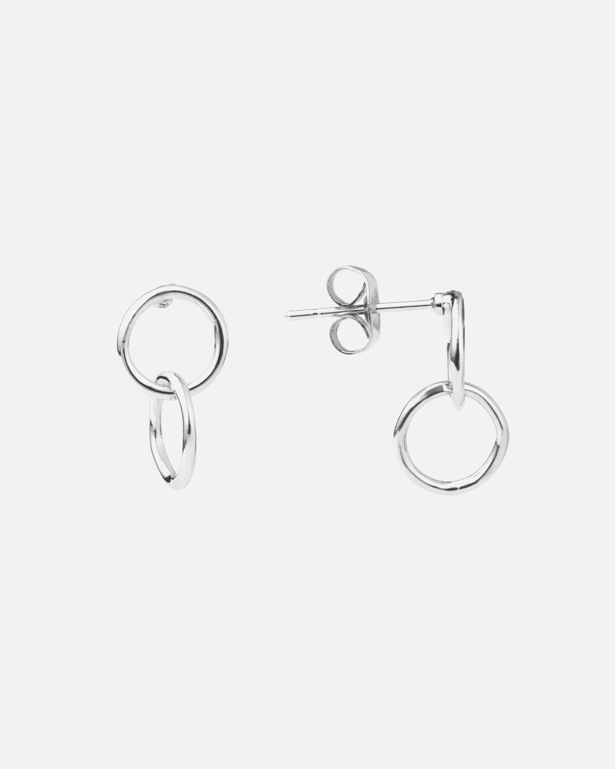 Boucles d'oreilles Heideman Minerva, couleur argent poli