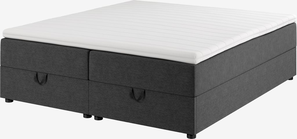 Armário Holda GC25 dourado, cama Continental 150x200; Armário Holda GC25 cinza-40
