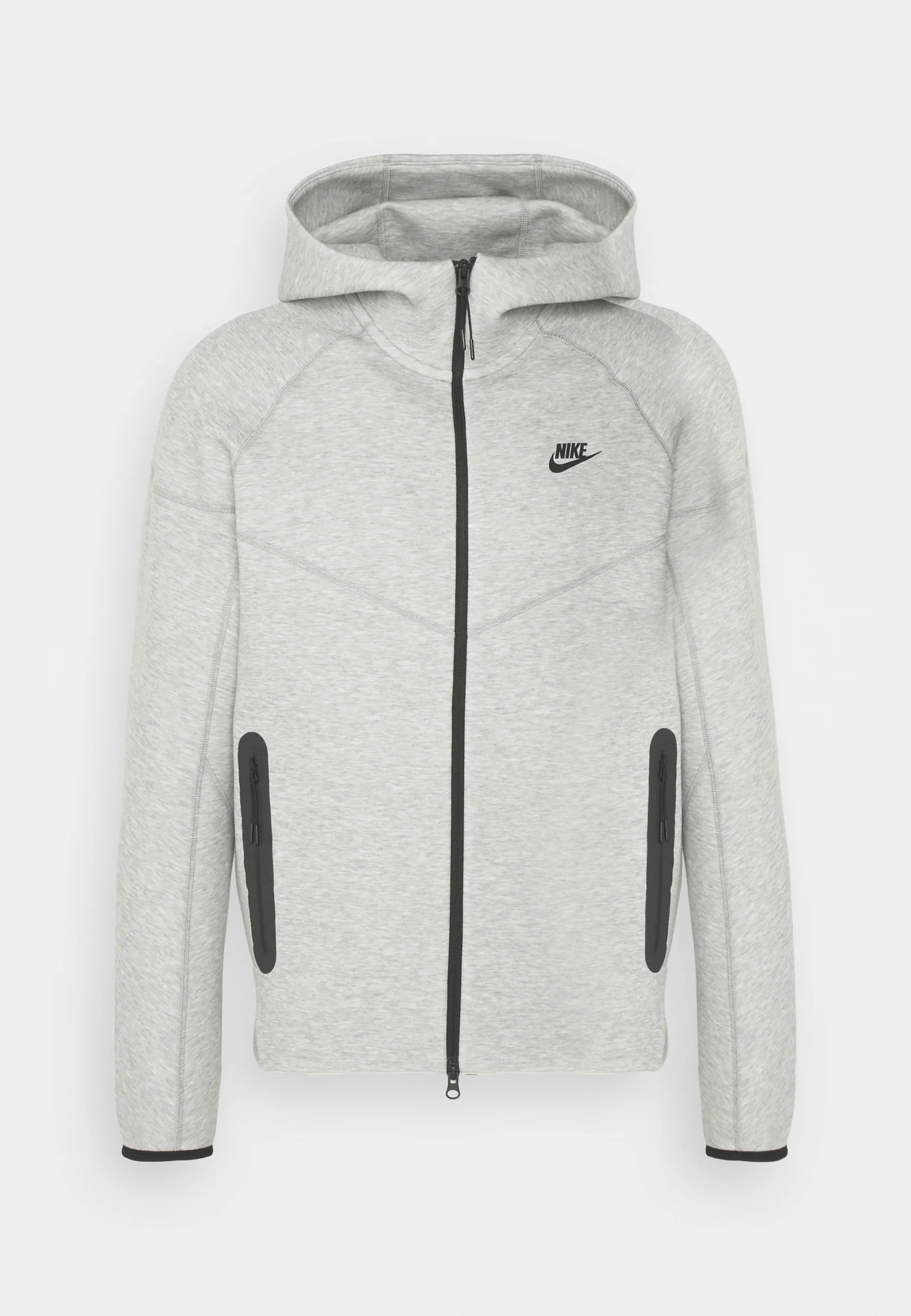 Sudadera Nike Sportswear con cremallera - gris jaspeado/negro