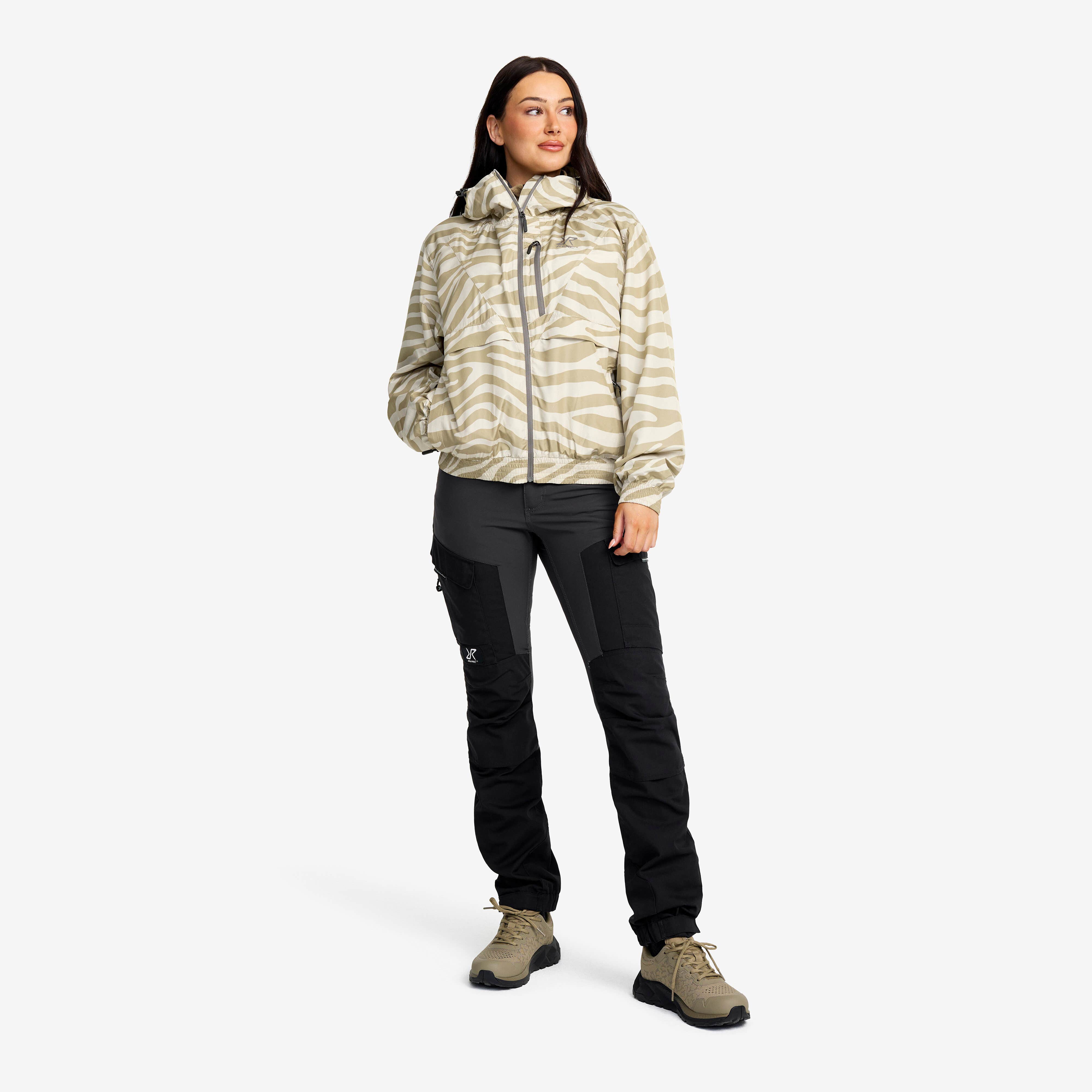 Whirlwind Jacket Femme Khaki/Rainy Day