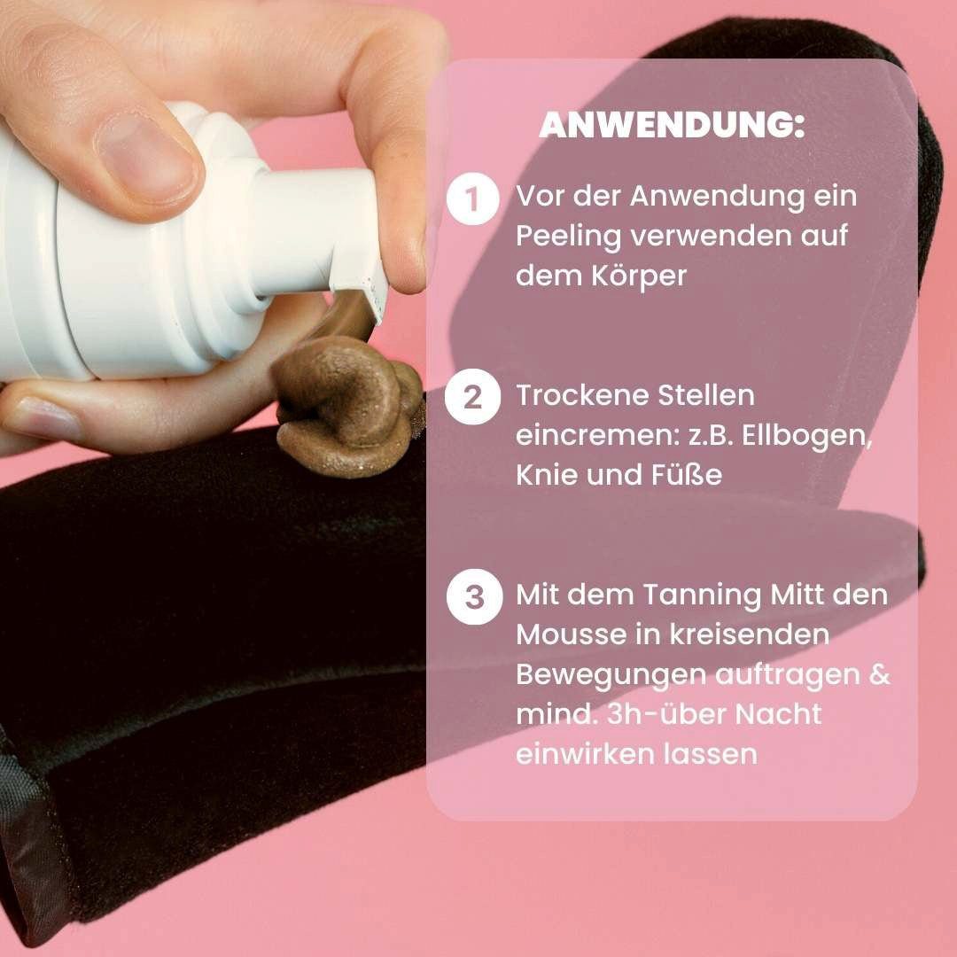 VENICEBODY Selbstbräunungsmousse Anti Aging Self Tan Mousse, Selbstbräuner für den Körper