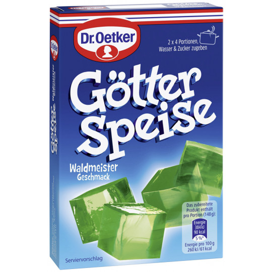 Dr.Oetker Götterspeise Waldmeister-Geschmack 25,2G