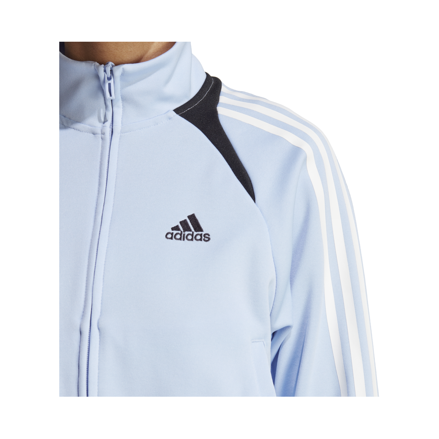 adidas Tiro Trainingsjacke Damen Hellblau Weiss