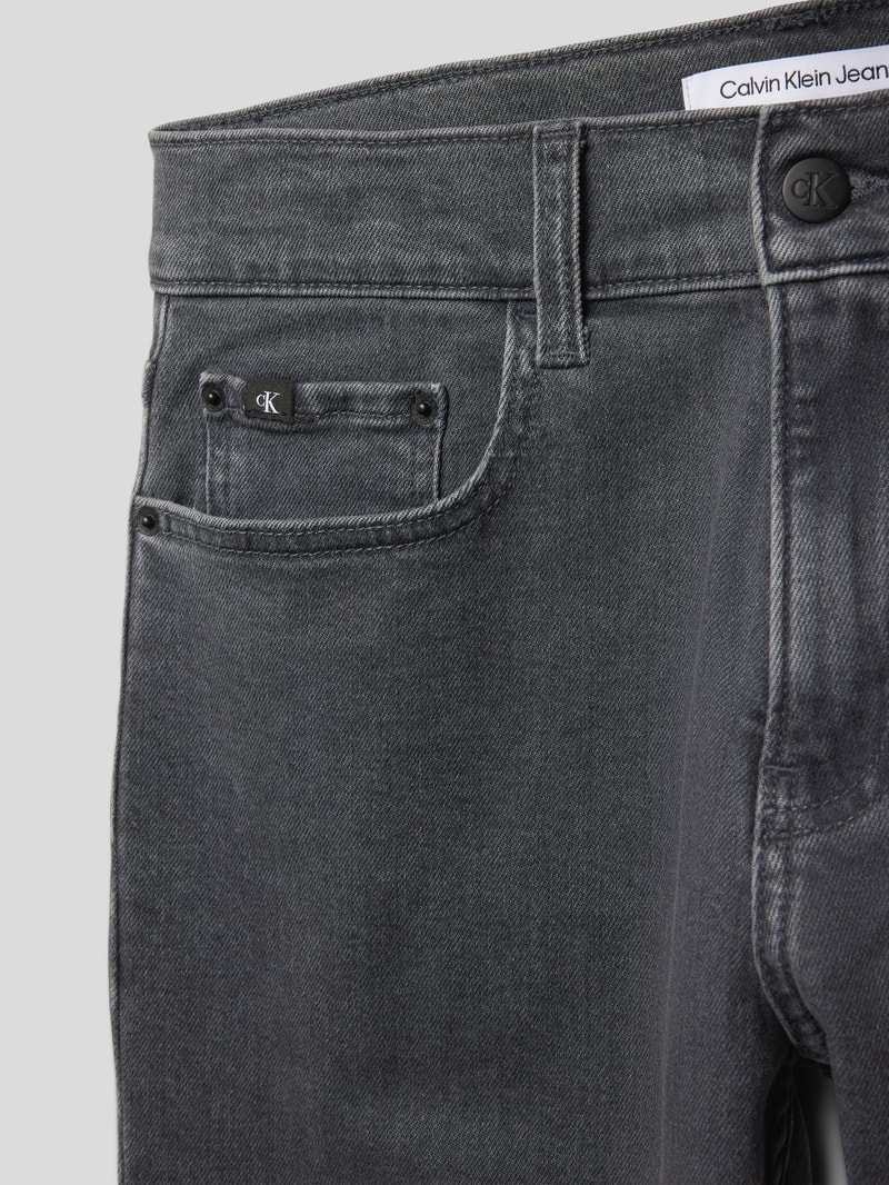 Jeans mit 5-Pocket-Design in black