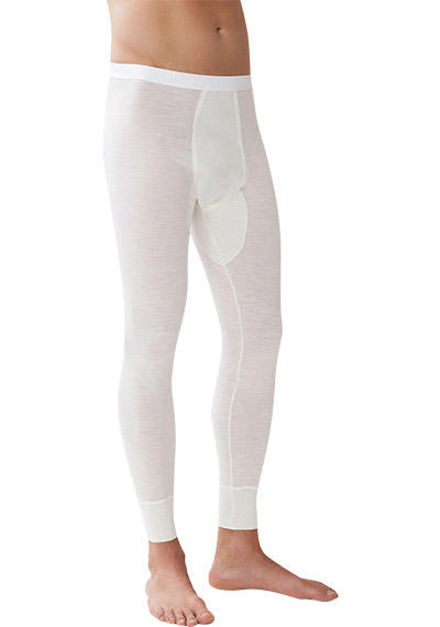 Zimmerli, Lange Unterhose, Wolle-Seide, ecru