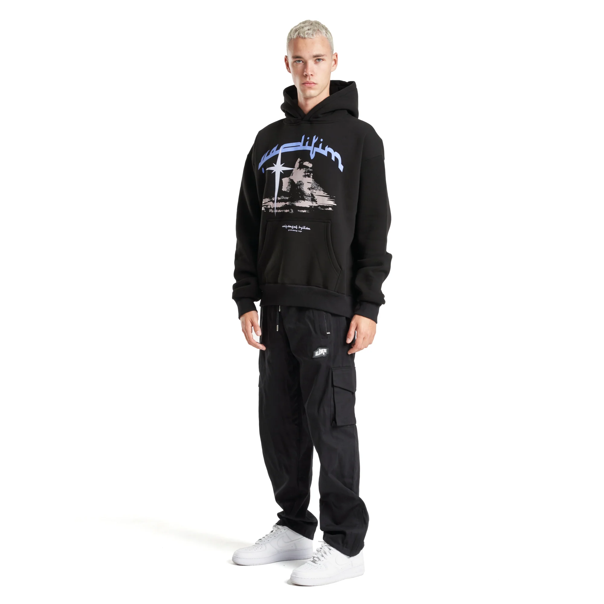Black Shooting Star Hoodie