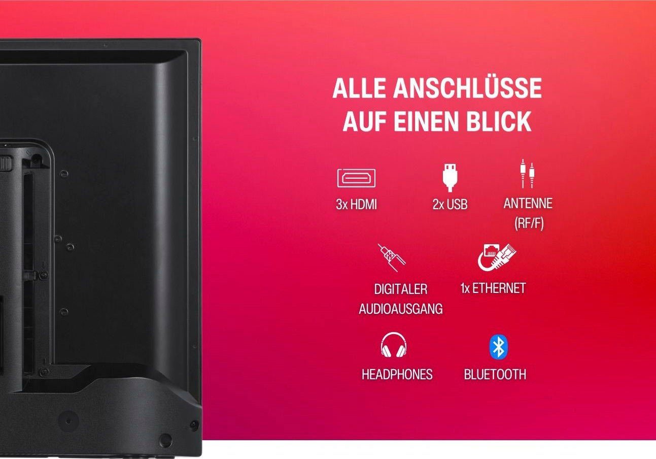 Telefunken D43Q701X2CW QLED-Fernseher (108 cm/43 Zoll, 4K Ultra HD, Android TV, Smart-TV)