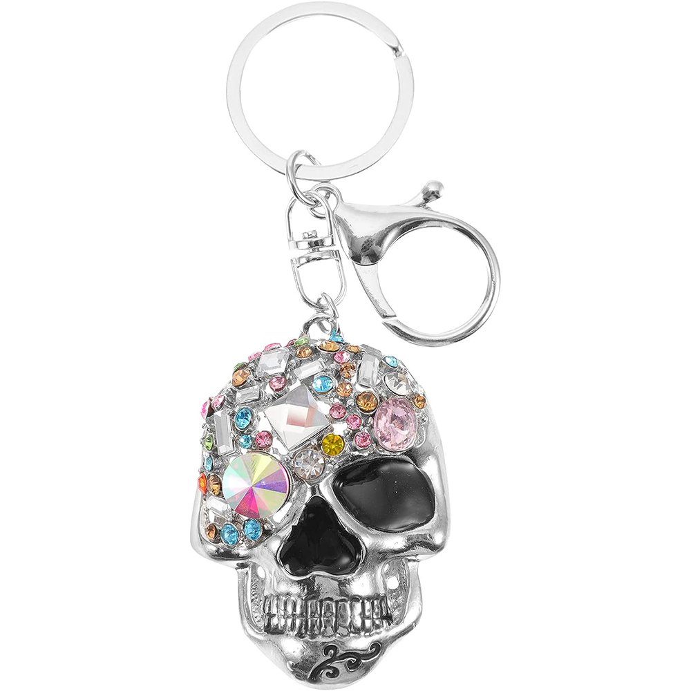 GelldG Anhänger Totenkopf-Schlüsselanhänger, Skelett Kopf, Modellauto, Anhänger