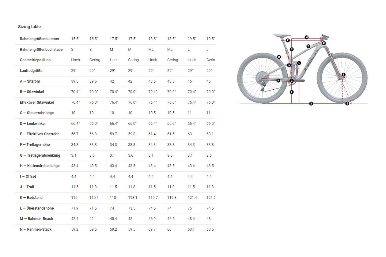 Trek Top Fuel 5 Deore - 2022 - 29 Zoll - Fully