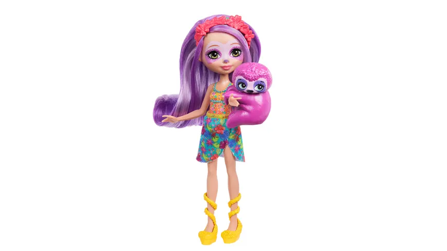 Enchantimals Spring- Purple Sloth