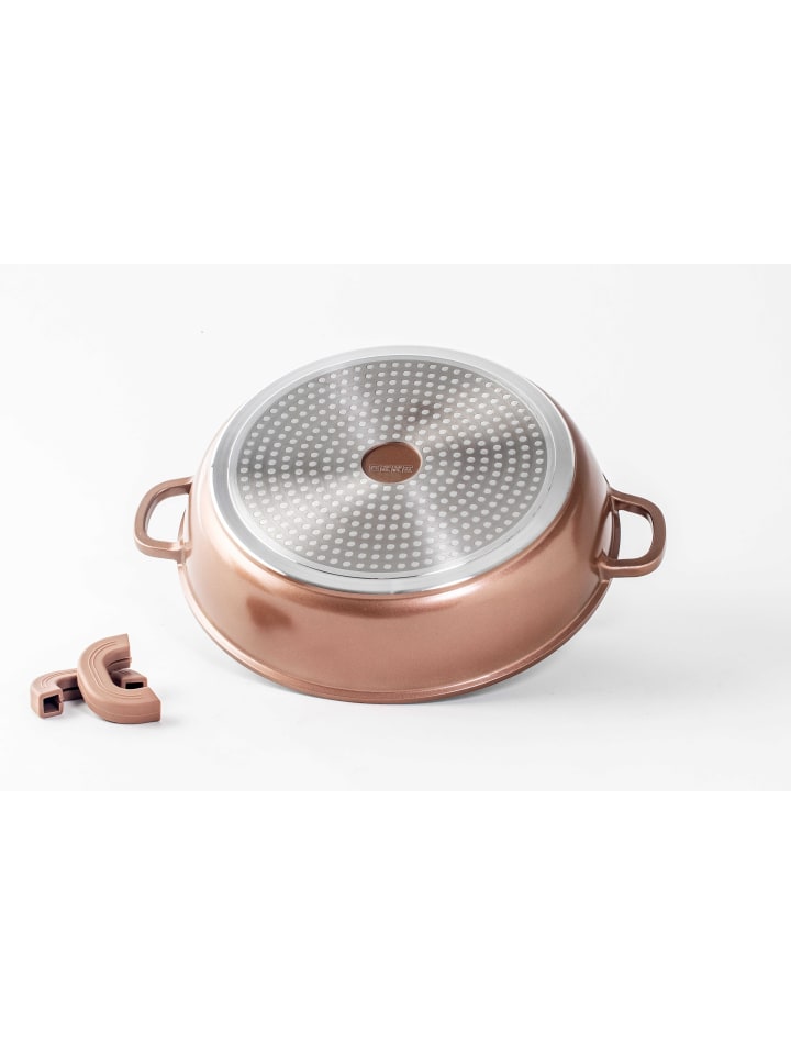 COFI 1453 Aluguss Wok Servierpfanne Ø32cm in Beige günstig kaufen
