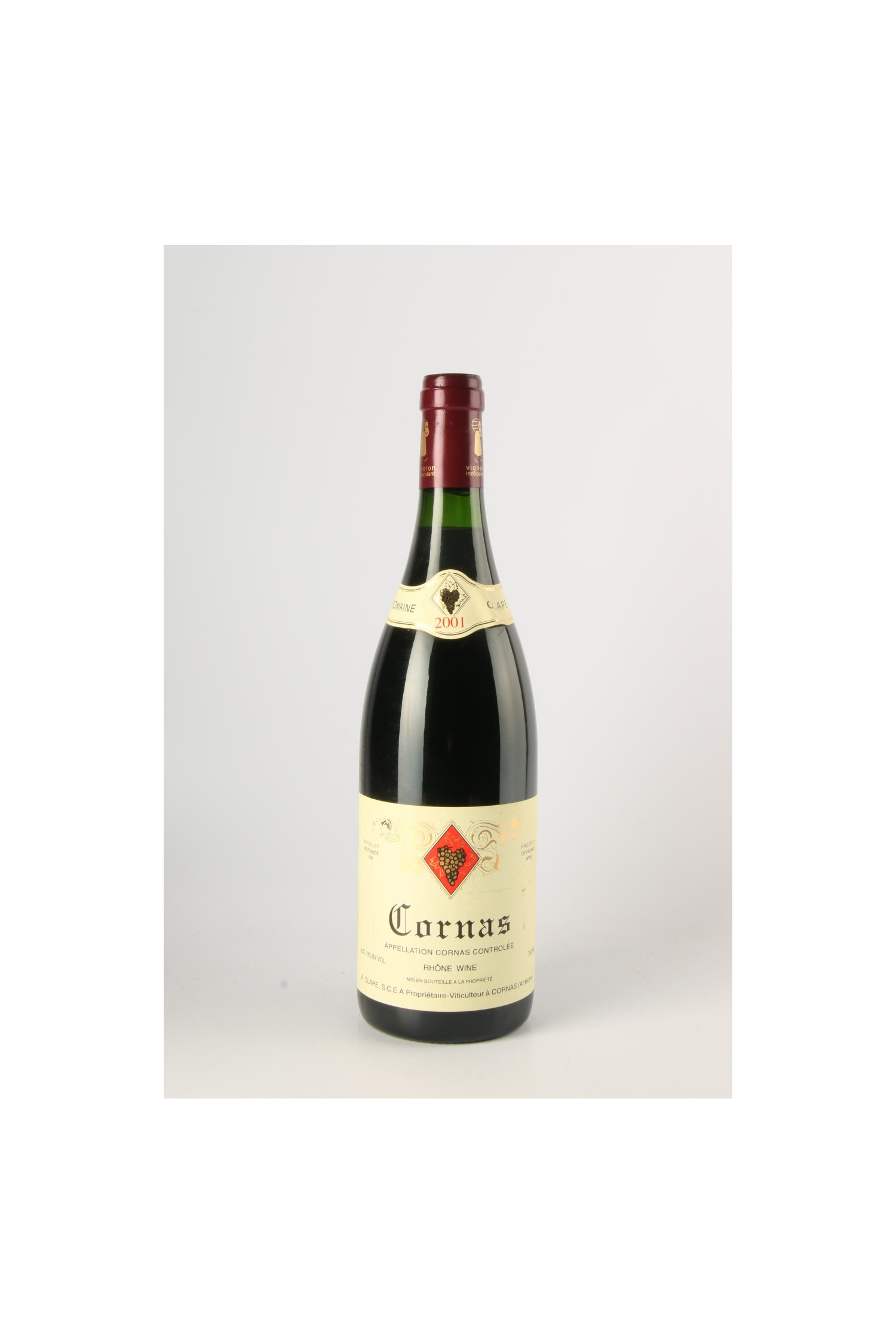 Vin 2001 AUGUSTE CLAPE 2001, Cornas. Vin ancien - SoDivin