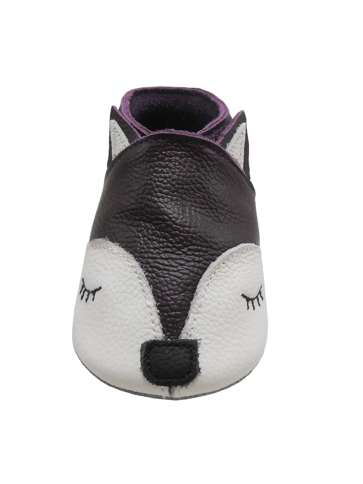 Yalion Baby Krabbelschuhe in Fuchs Dunkellila günstig kaufen