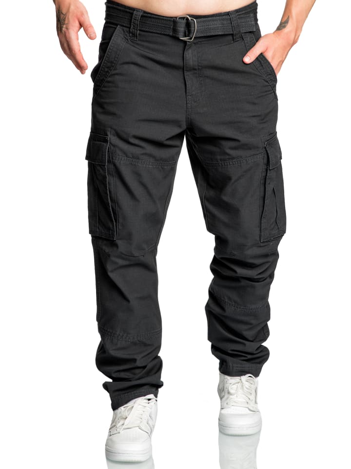 Amaci&Sons Cargopants PASCAGOULA in Schwarz günstig kaufen