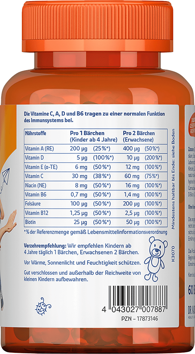 Multi-Vitamin Bärchen 60 St, 120 g