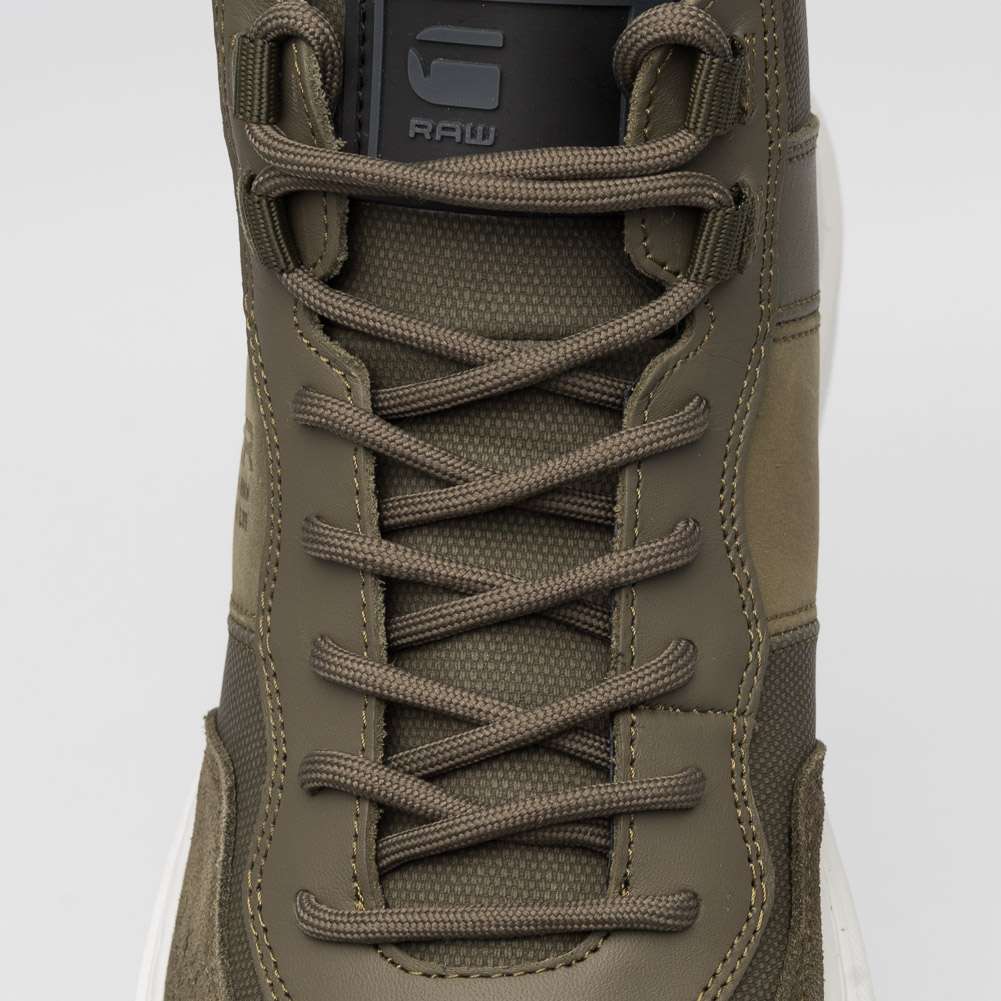 G-STAR RAW ROCUP II Mid Herren Leder Sneaker 2242 007716 OLV